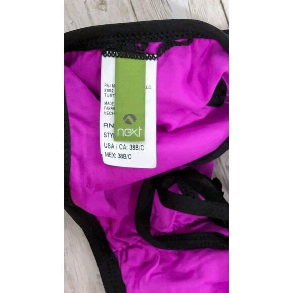 Next Womens 38B/C NE45136 Multicolor Sweetheart Bra Swimwear Stretch Fabric - Picture 7 of 9